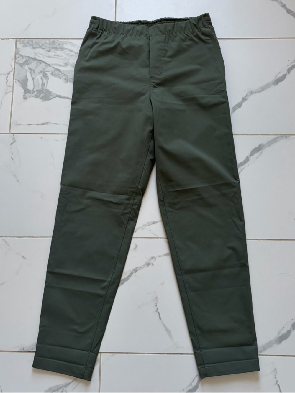 Lululemon New Venture Trouser Twill Men’s Size S Green Olive Military 30”